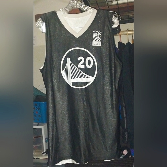 Men's NBA Golden State Warriors Reversable Practice Jersey #20 - Picture 3 of 4